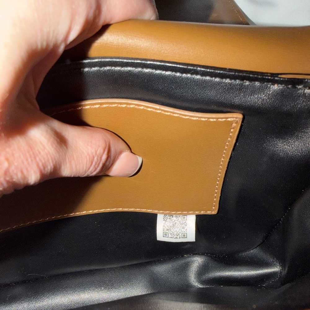 Yves Saint Laurent Brown Solférino leather crossbody bag - Picture 4 of 9